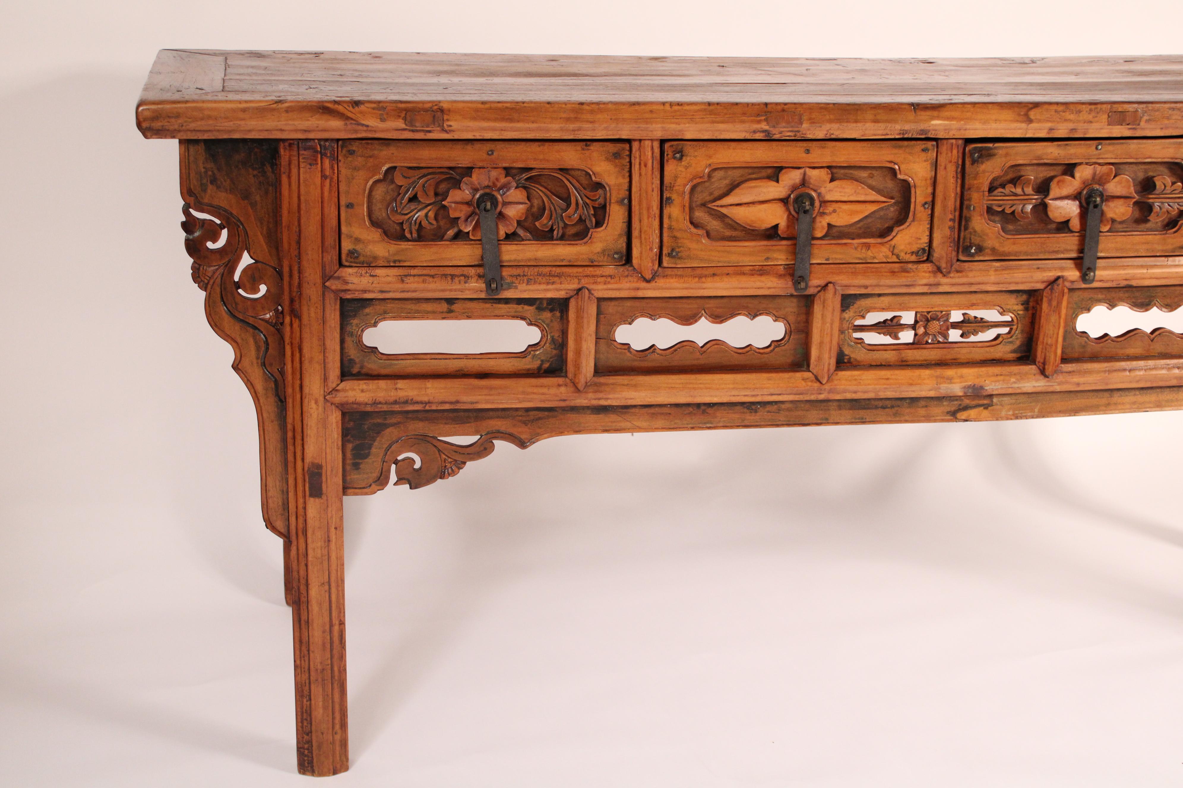 Ferro Credenza in legno di olmo cinese in vendita