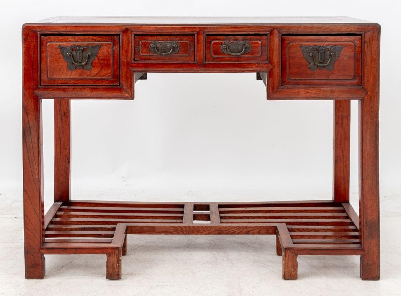 Chinois Bureau en orme de Chine en vente