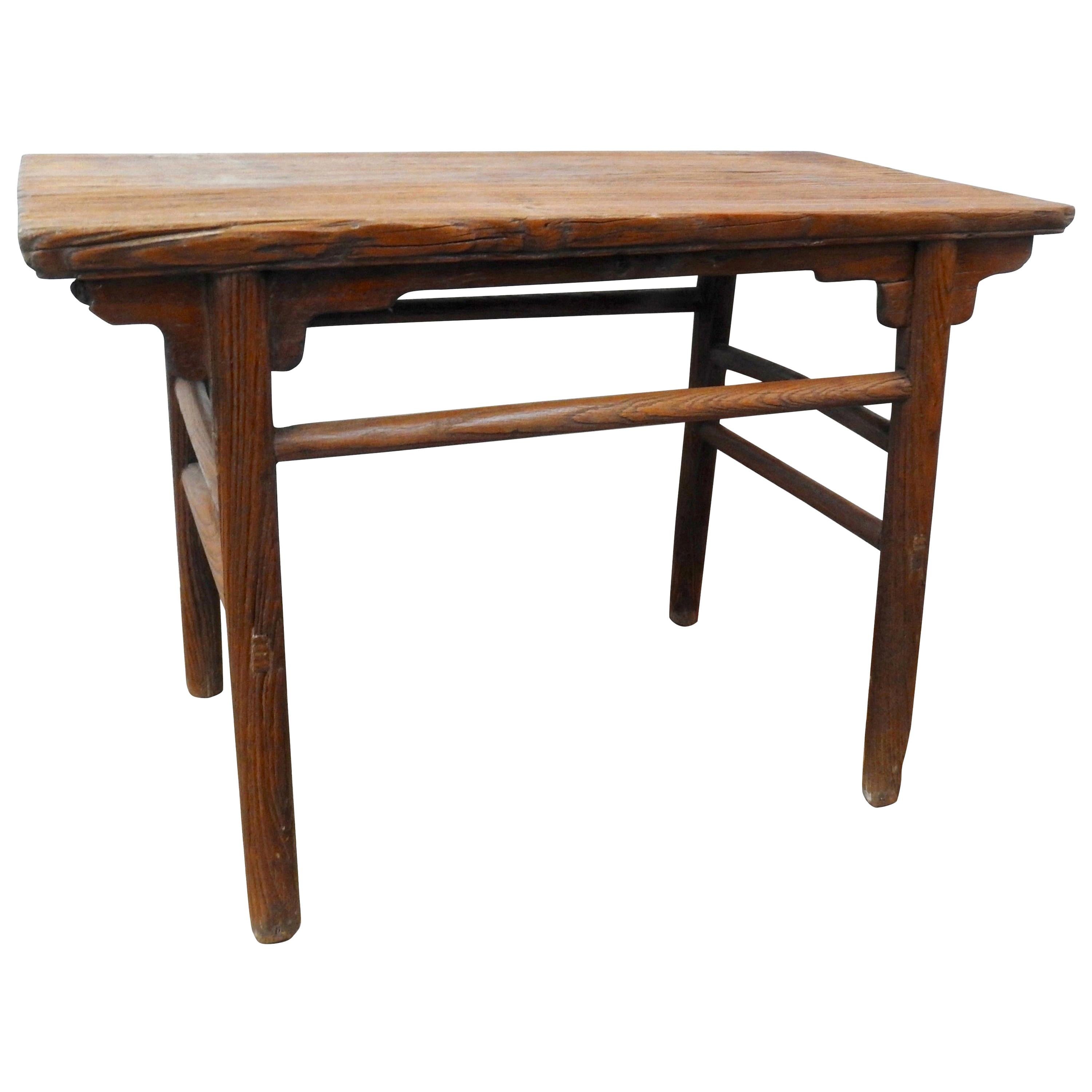 Chinese Elmwood Altar Table, 18th Century For Sale