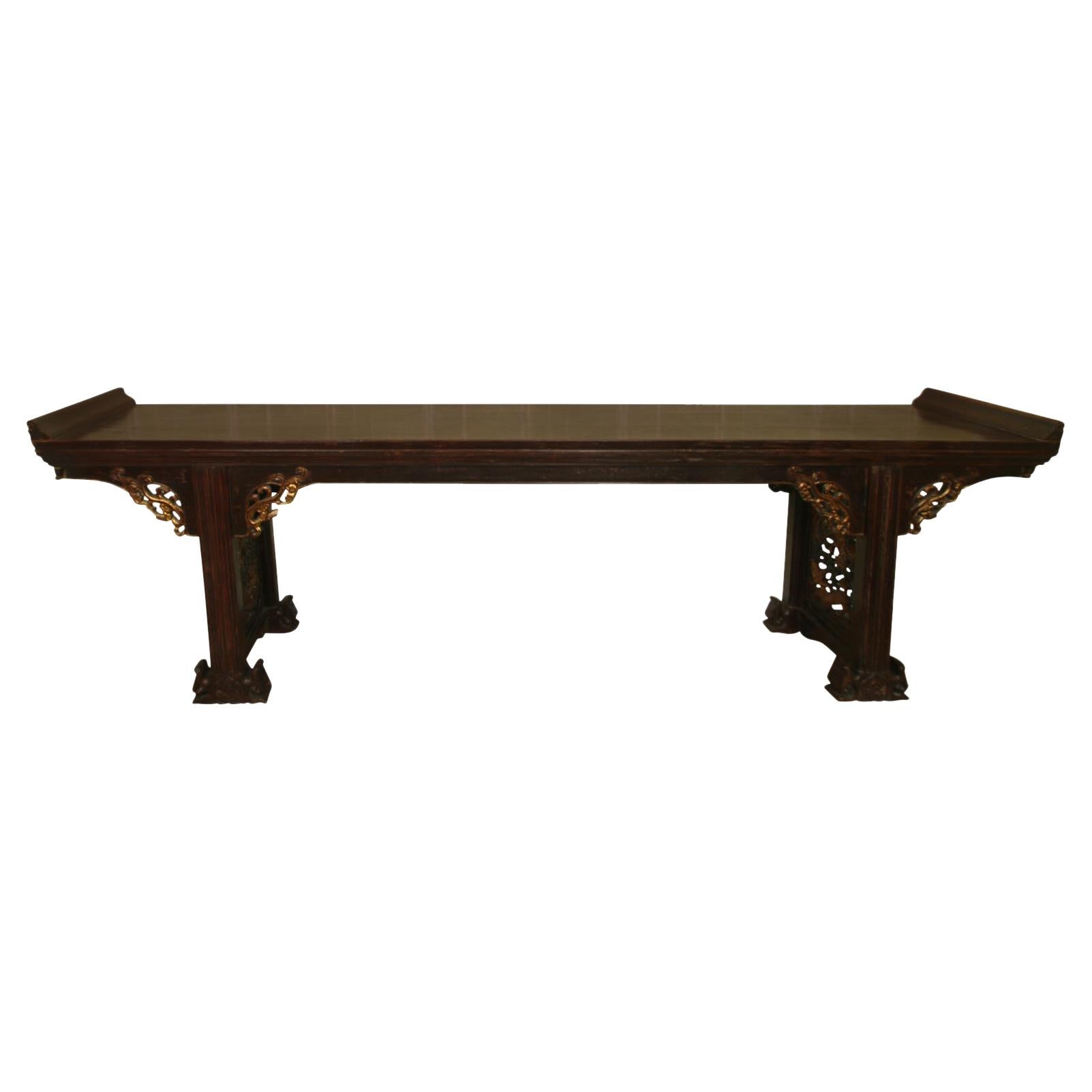 Chinese Style Wood Altar Table For Sale at 1stDibs altar table for