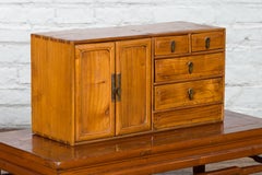 Elmwood Early 20th Century Makeup Chest with Doors and Drawers