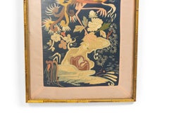 Chinese Embroidered Floral Wall Hangings