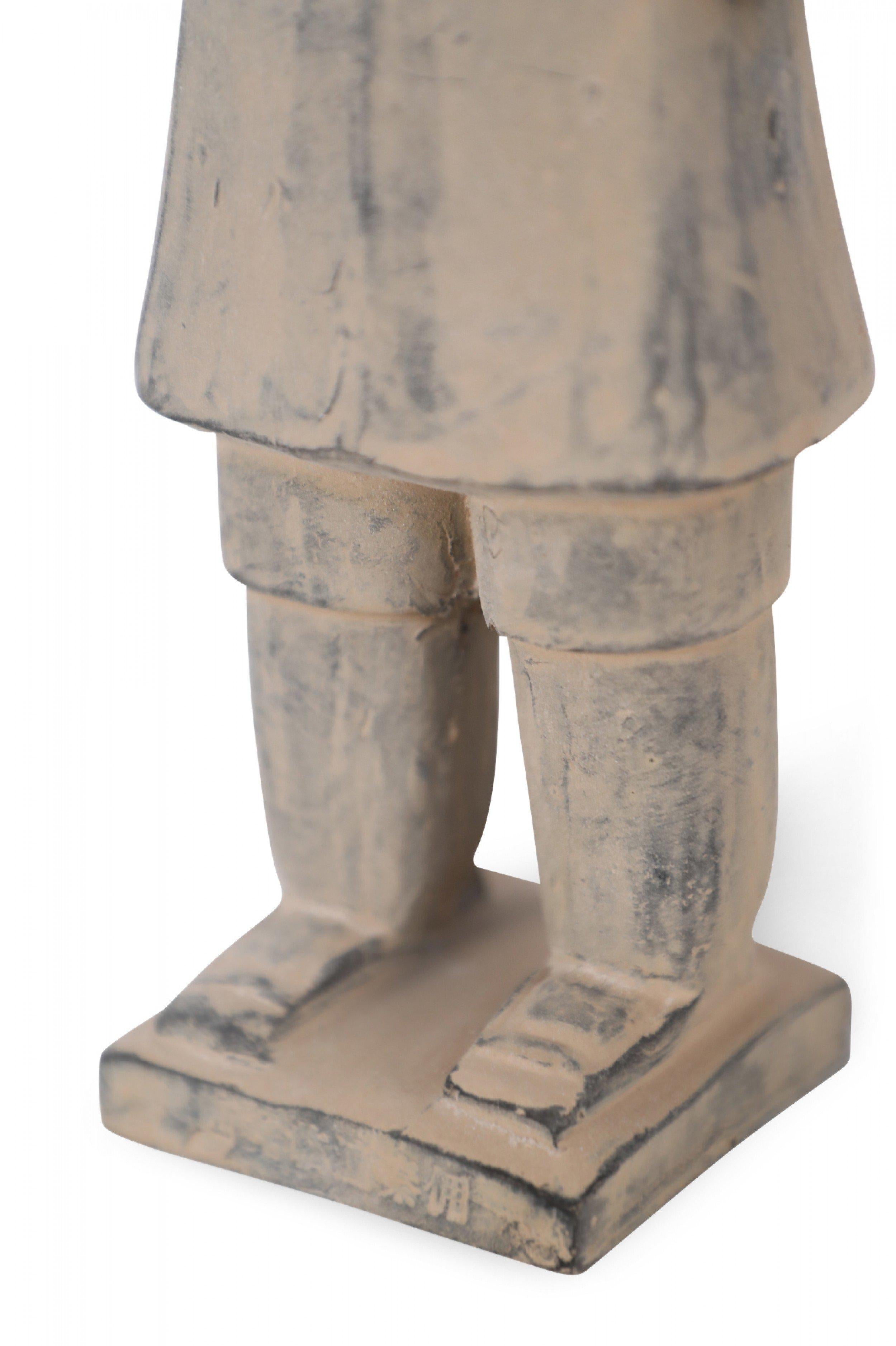 Chinese Emperor of Qin Mausoleum-Style Terracotta Warrior Statue For Sale 3