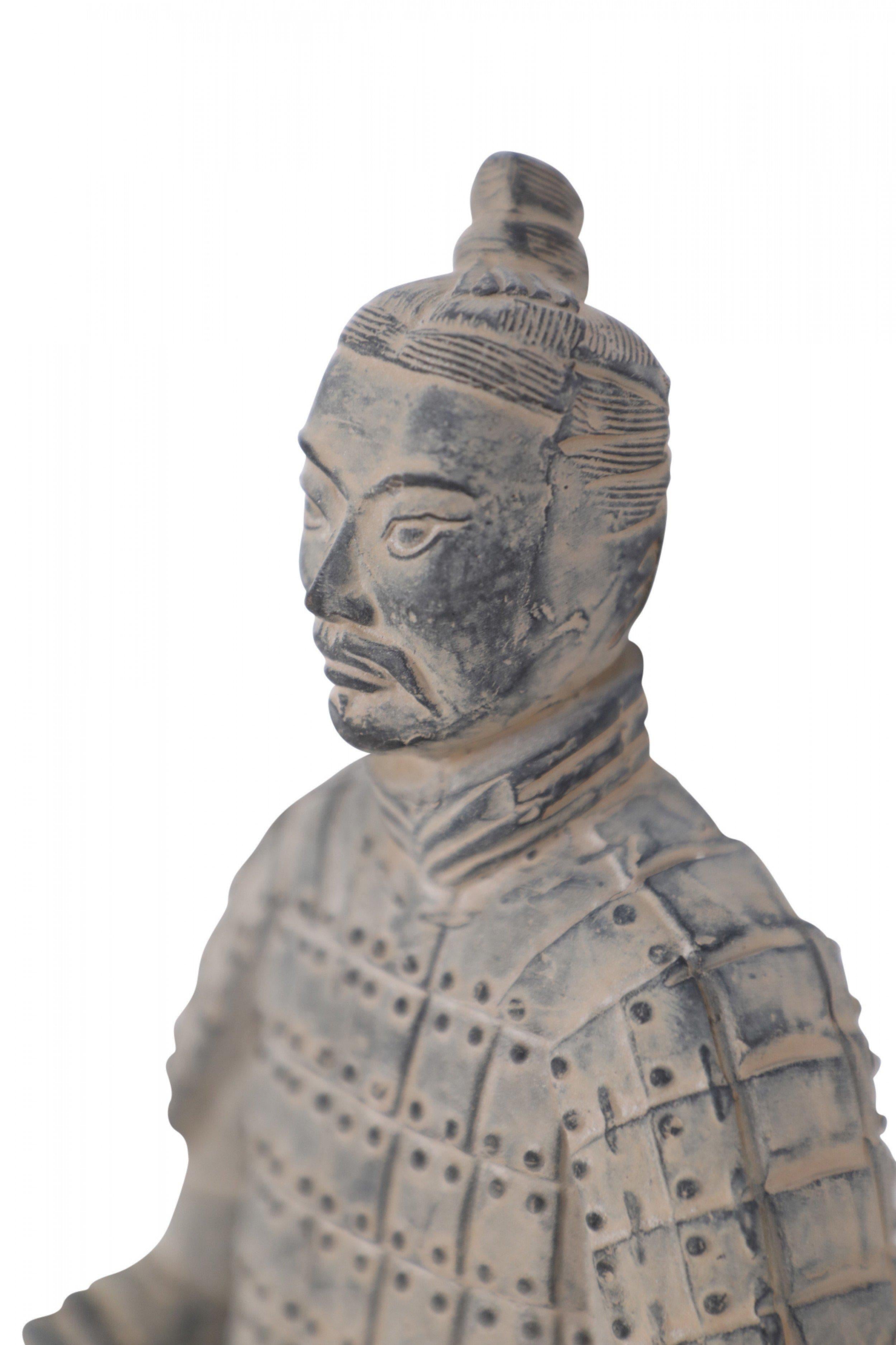 Chinese Emperor of Qin Mausoleum-Style Terracotta Warrior Statue For Sale 5