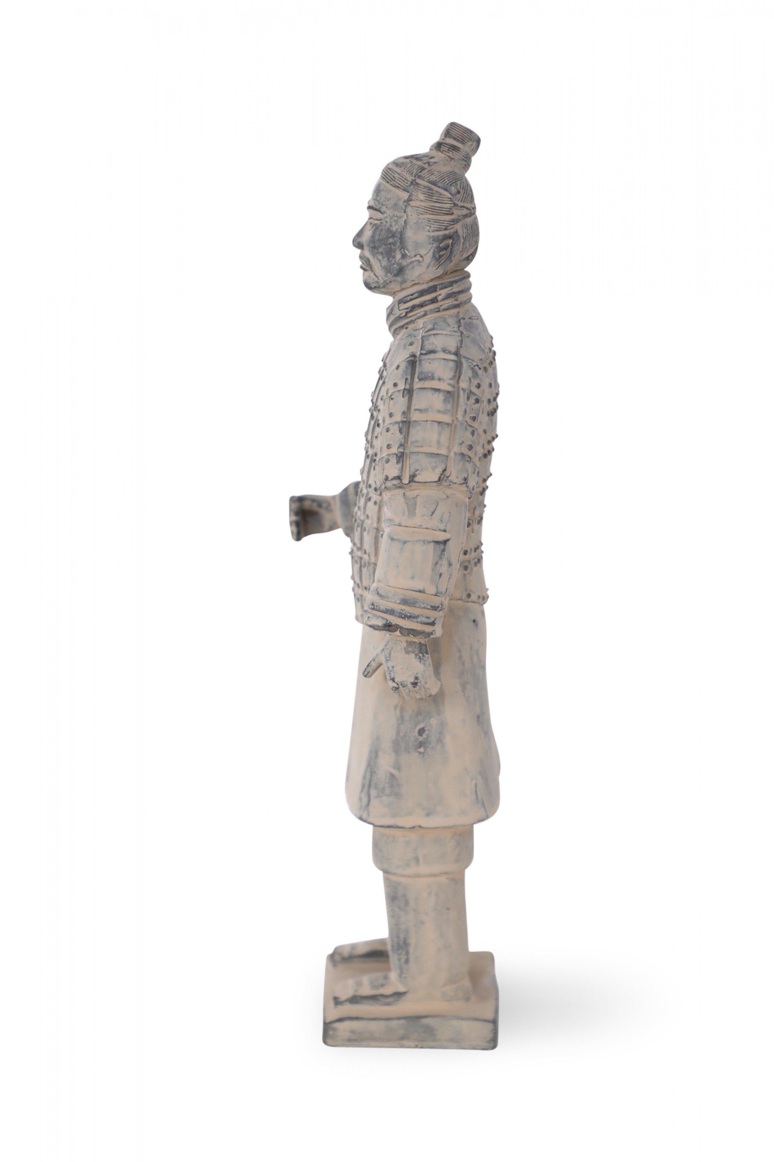 Chinese Export Chinese Emperor of Qin Mausoleum-Style Terracotta Warrior Statue For Sale