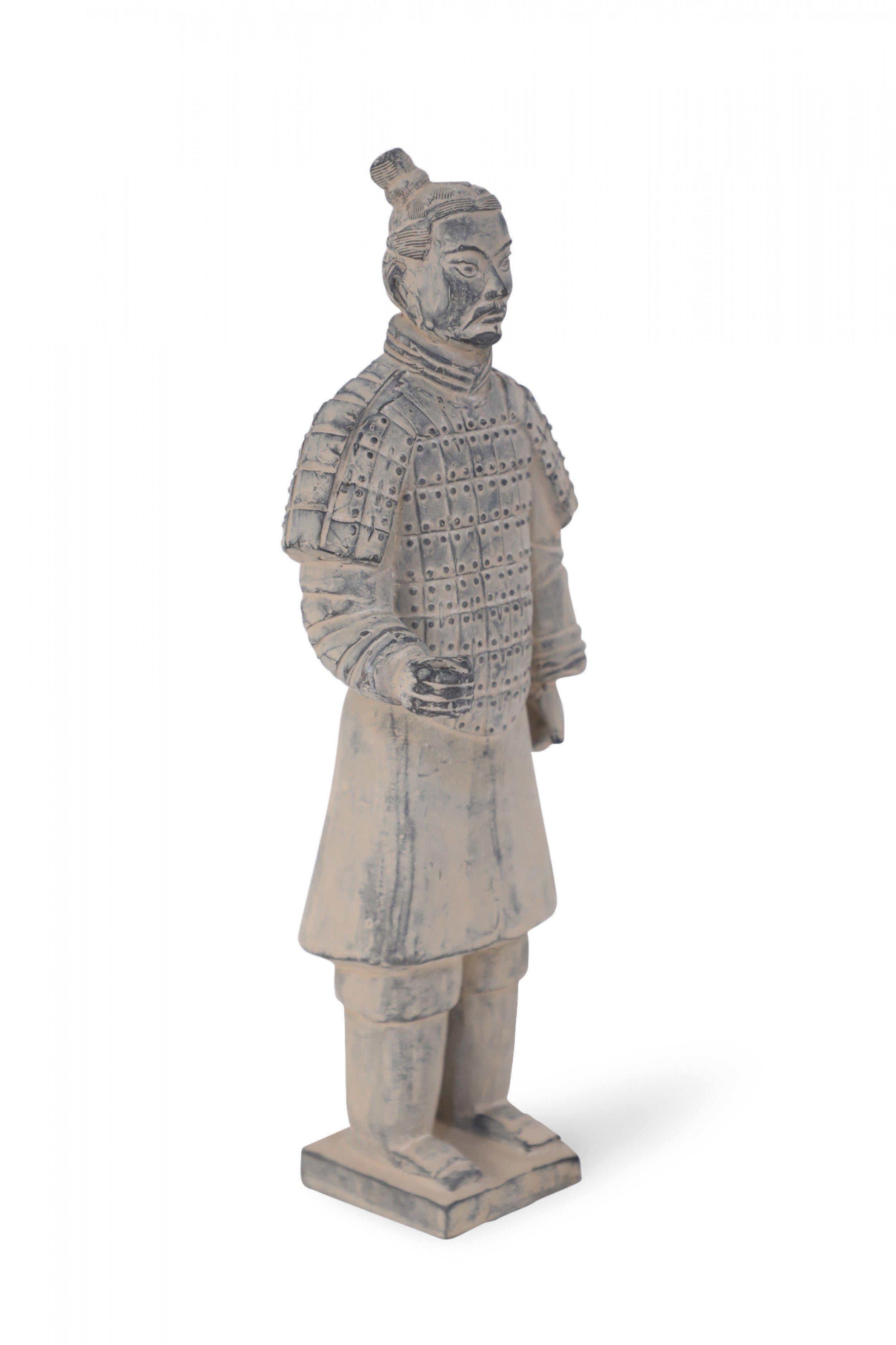 Chinese Emperor of Qin Mausoleum-Style Terracotta Warrior Statue For Sale 1