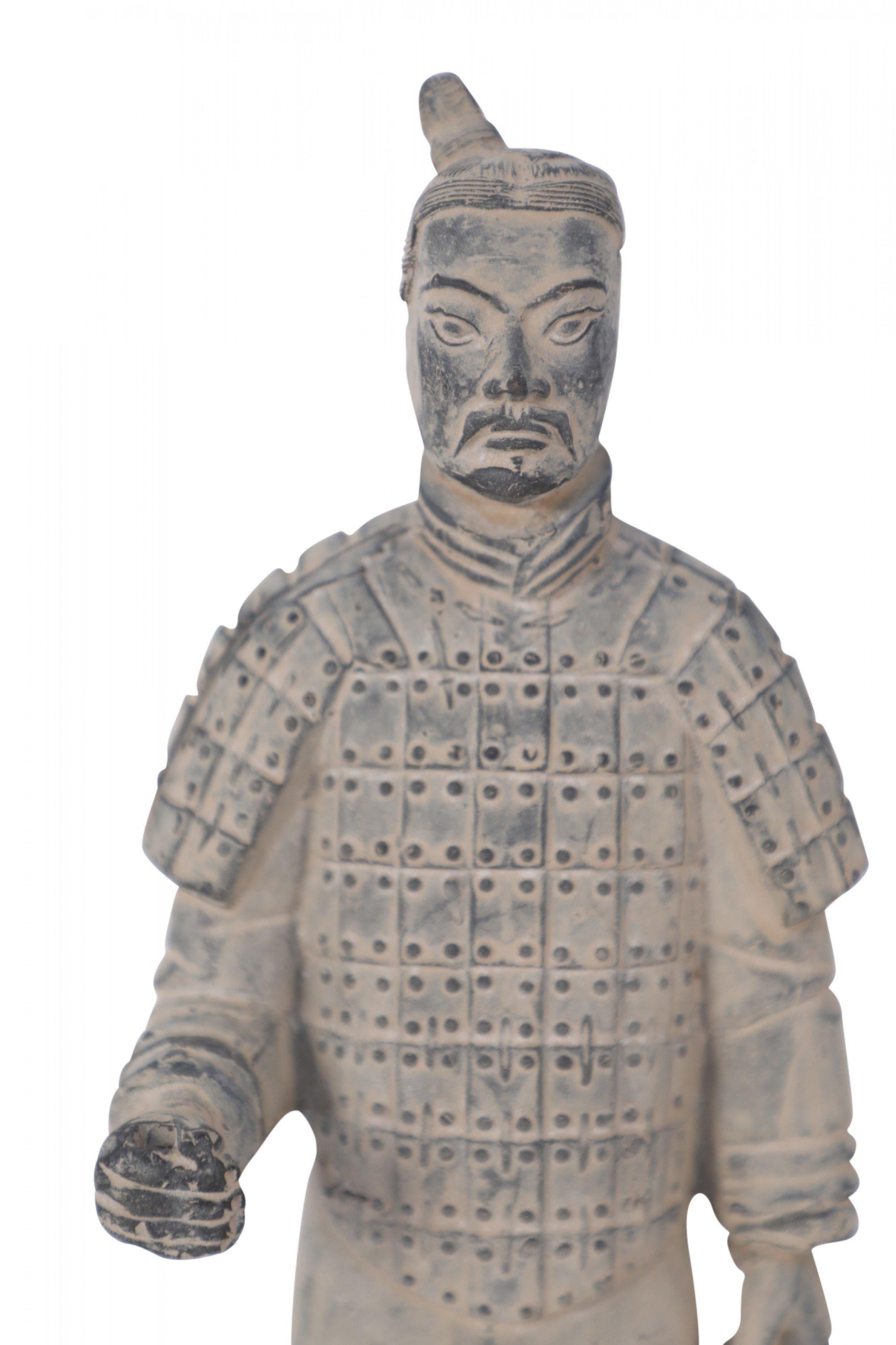 Chinese Emperor of Qin Mausoleum-Style Terracotta Warrior Statue For Sale 2