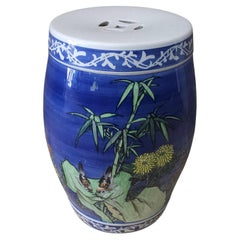 Chinese Enameled Ceramic Garden Stool
