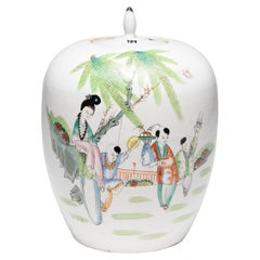Chinese Enameled Ginger Jar with Children at Play, c. 1900