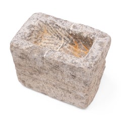Chinese Etched Limestone Incense Burner, 19th Century