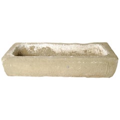 Used Chinese Etched Limestone Trough, c. 1800