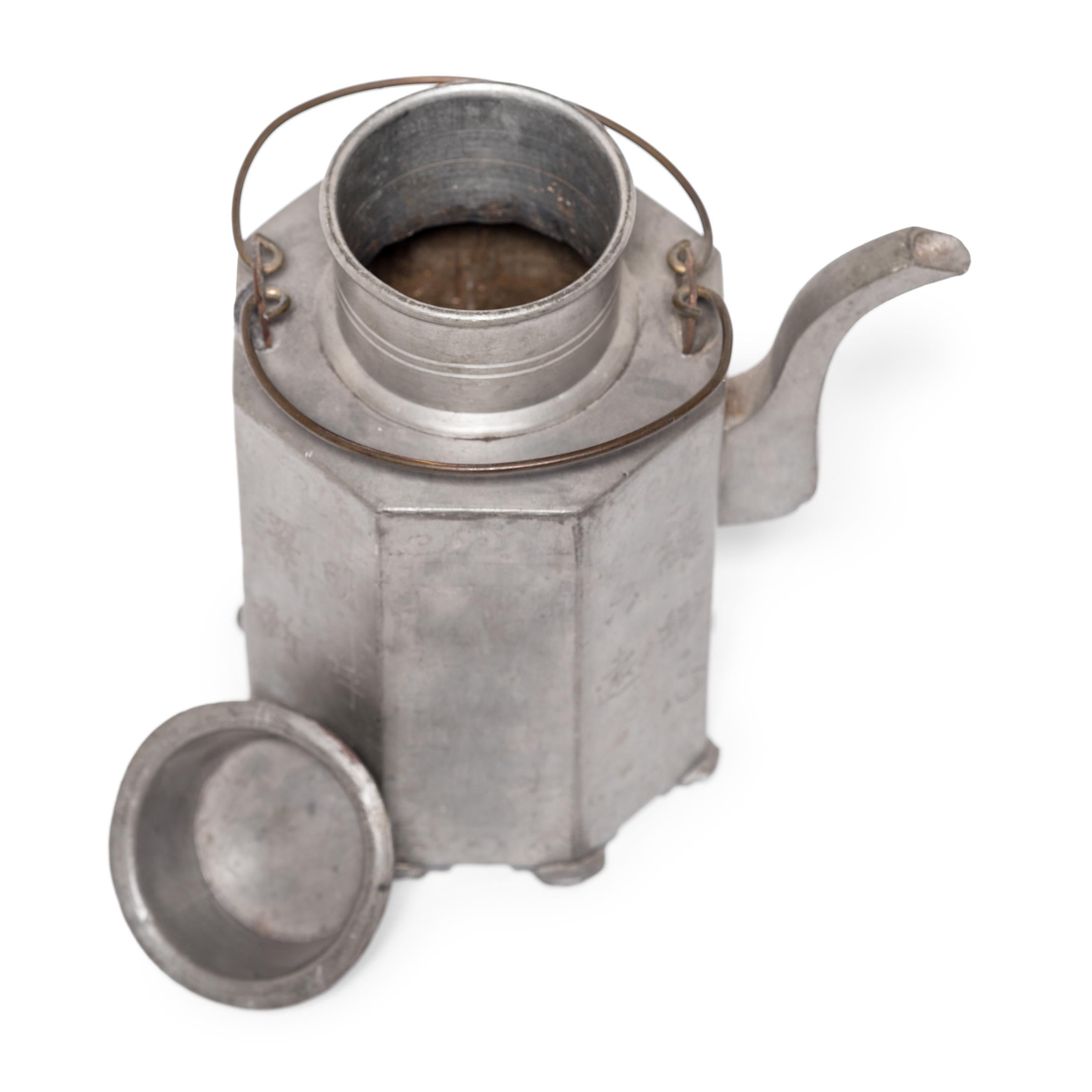 pewter teapot antique