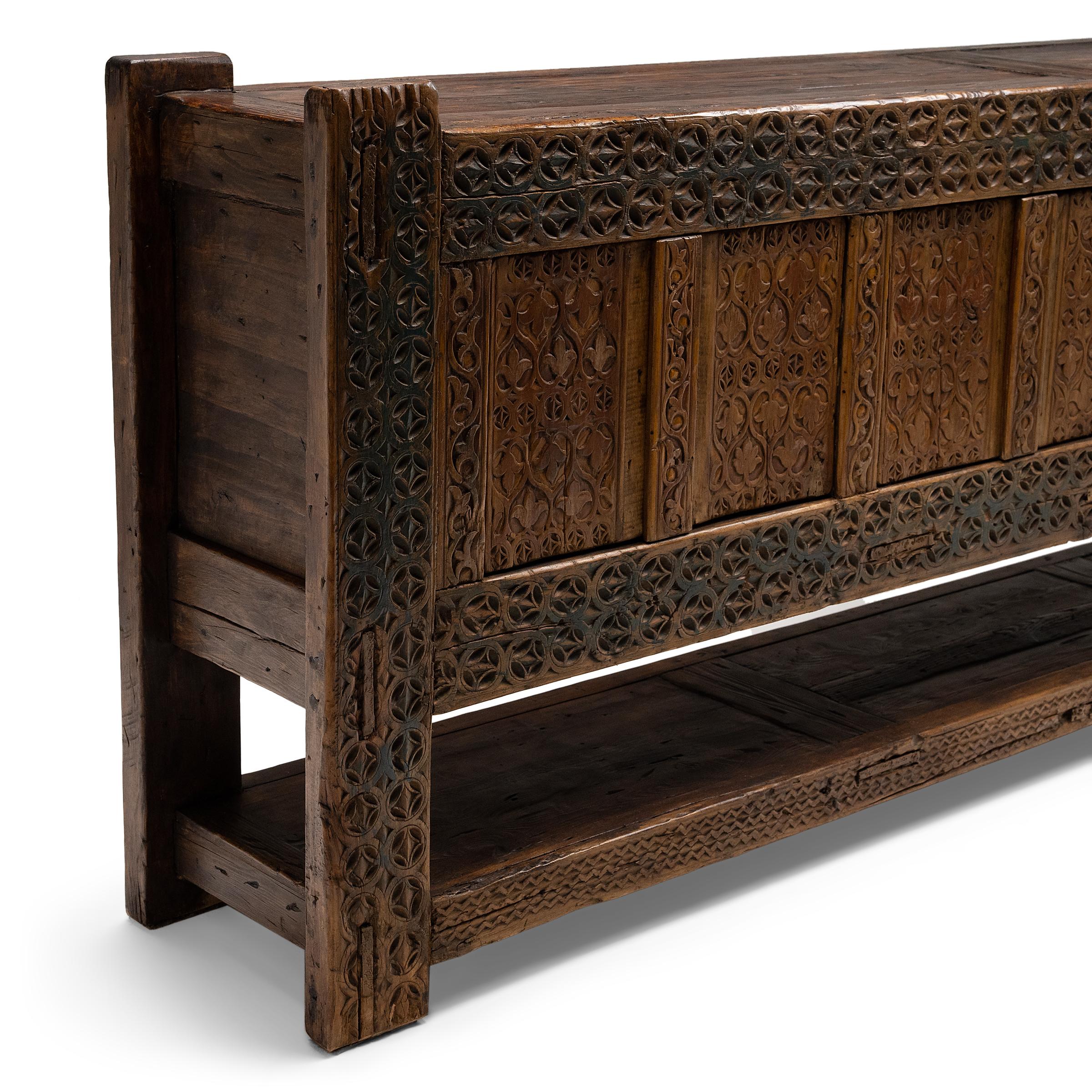 Folk Art Chinese Eternal Prosperity Storage Coffer, c. 1900 For Sale