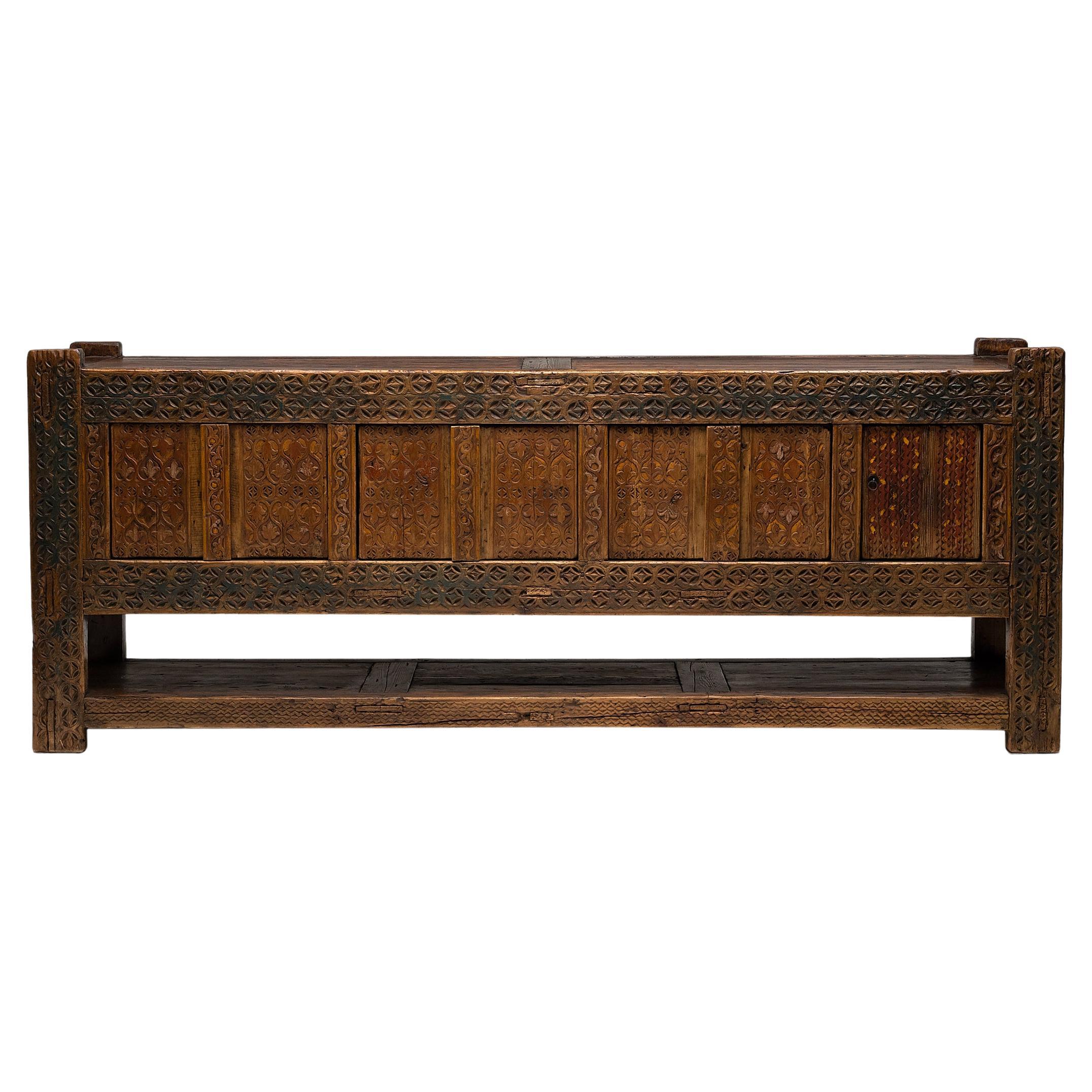 Coffre de rangement chinois de pureté éternelle, vers 1900