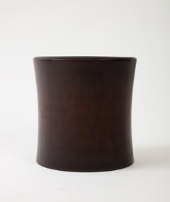 Chinese Exotic Wood Brush Pot