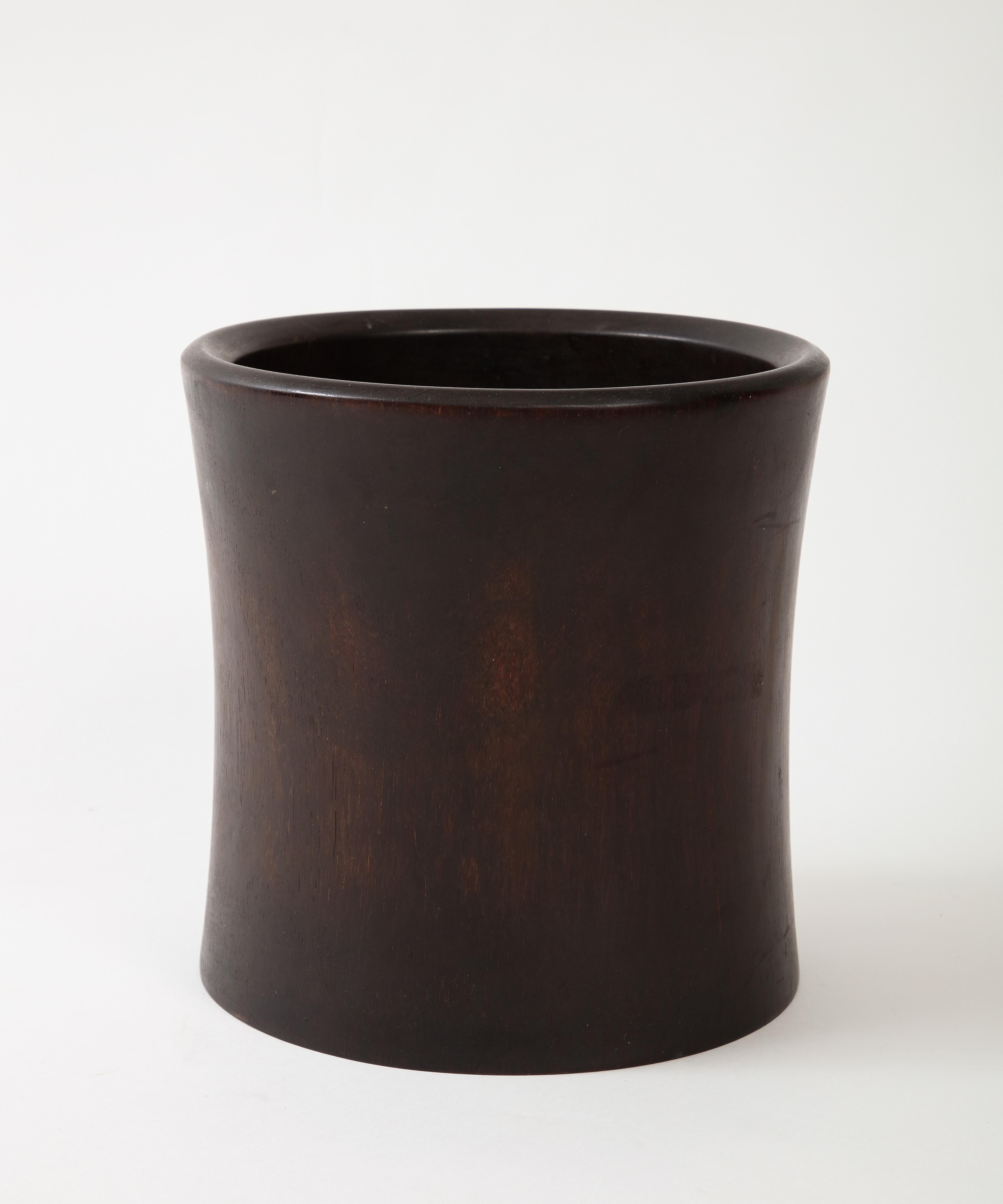 Cinese Vaso a spazzola in legno esotico cinese in vendita