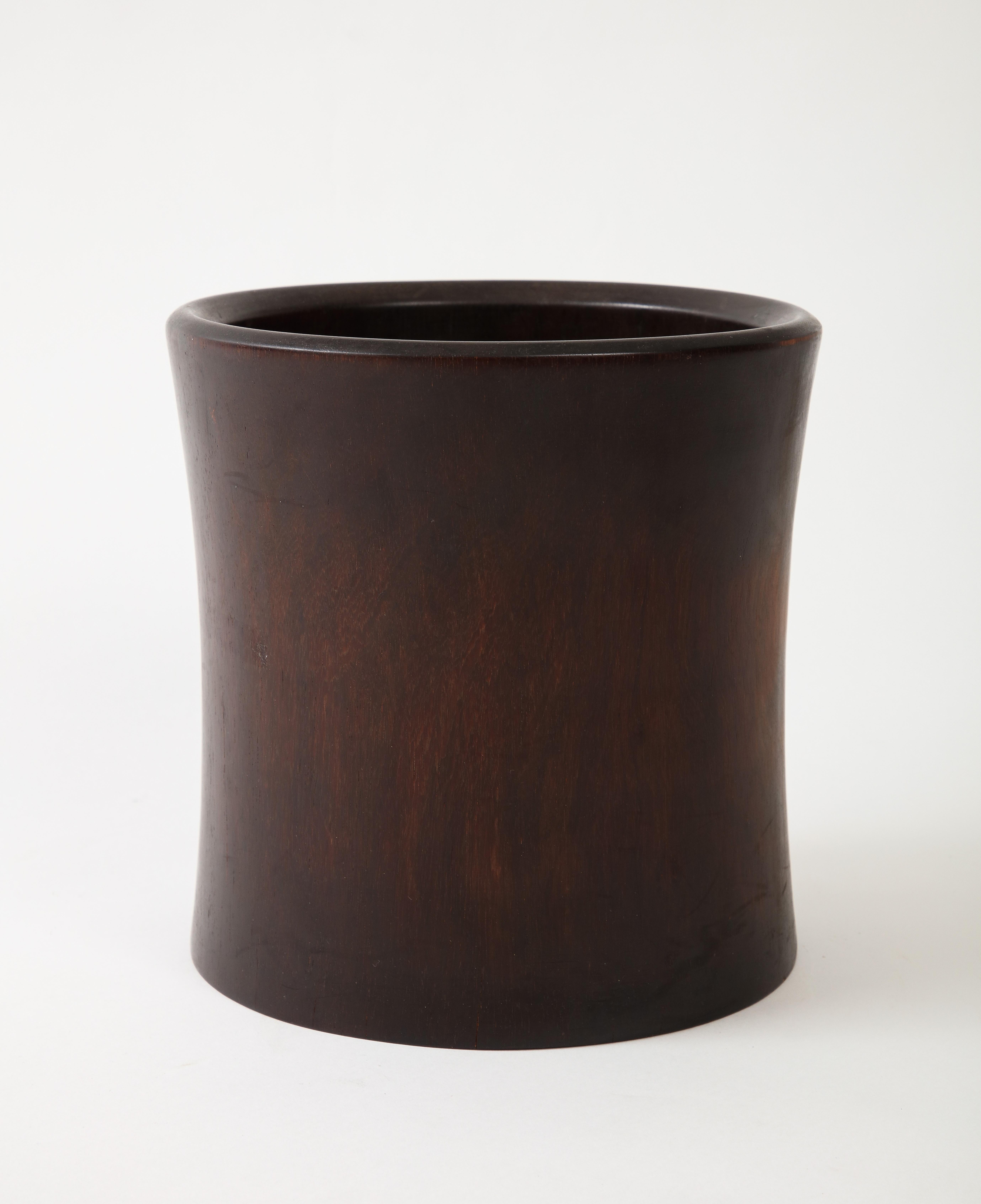 Legno Vaso a spazzola in legno esotico cinese in vendita