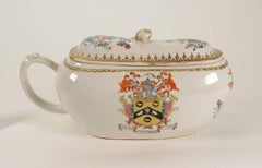 Chinese Export Armorial Bourdaloue, c. 1750