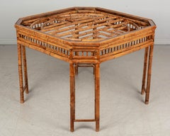 Chinese Export Bamboo Center Table