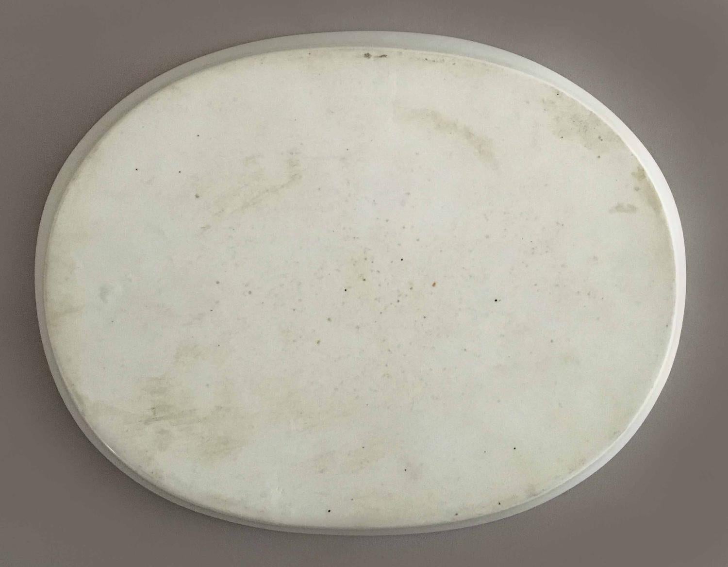 Chinese Export Blue and White Oval Tray For Sale 2