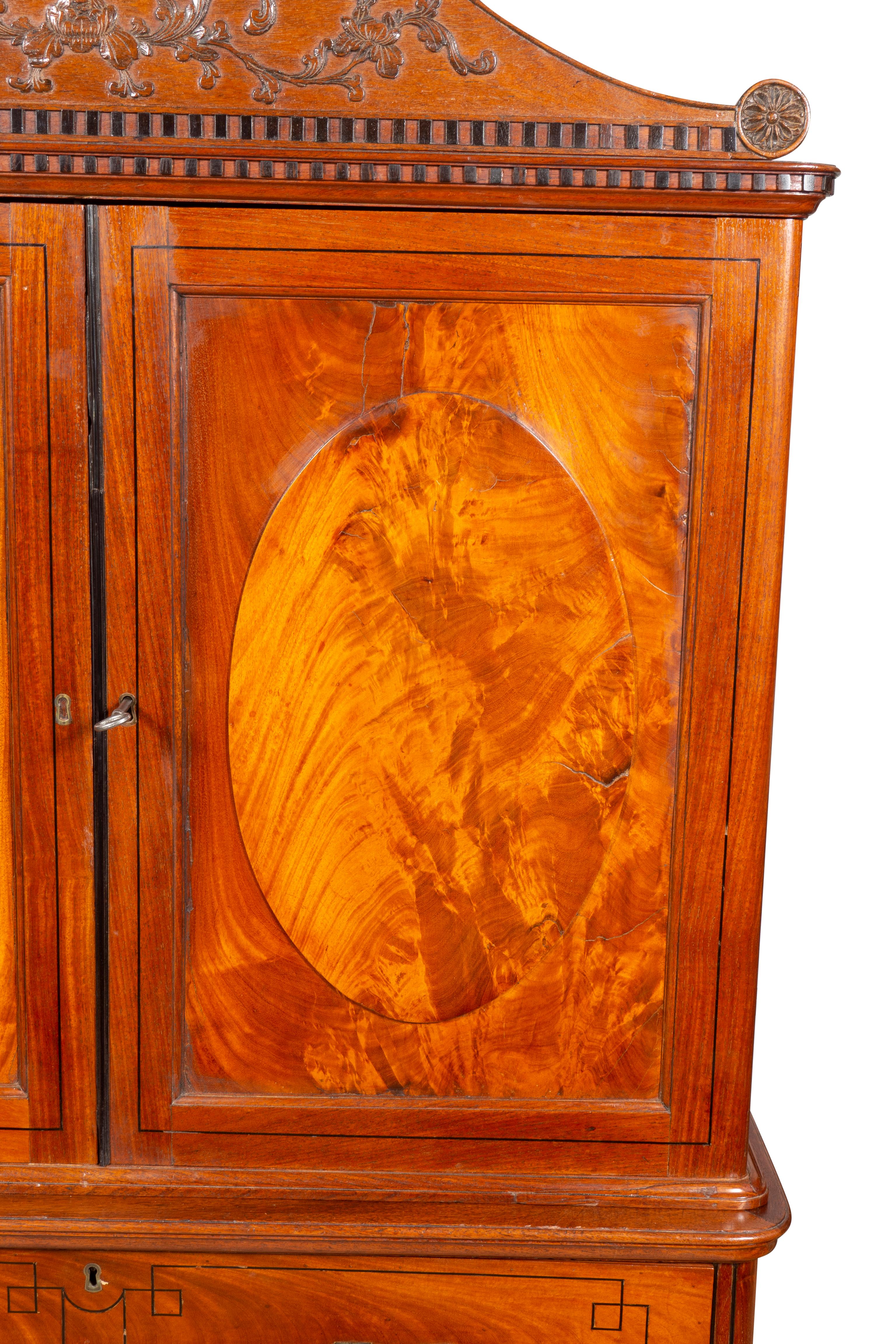 Chinese Export Campaign Camphorwood Cabinet For Sale 9
