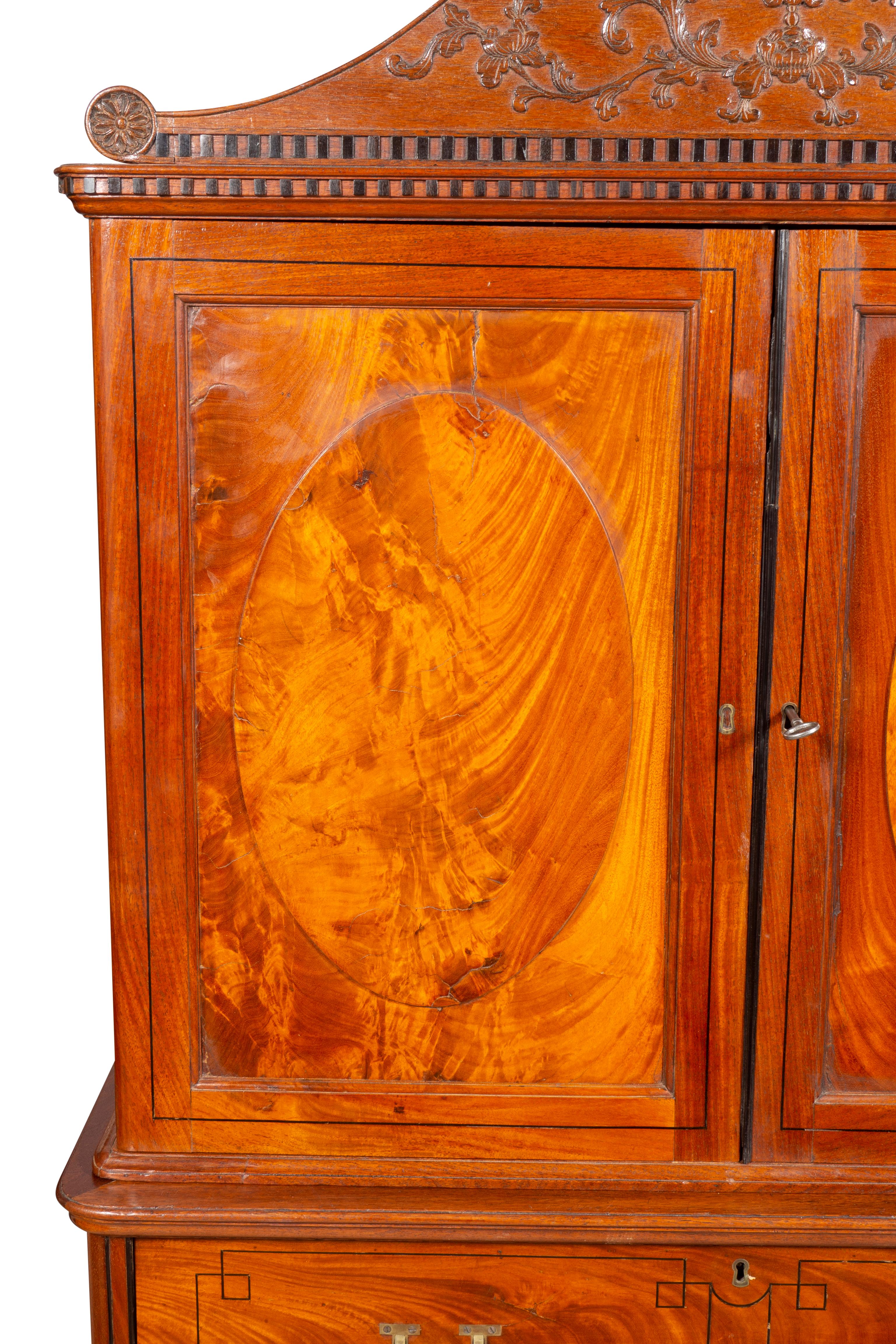 Chinese Export Campaign Camphorwood Cabinet For Sale 10