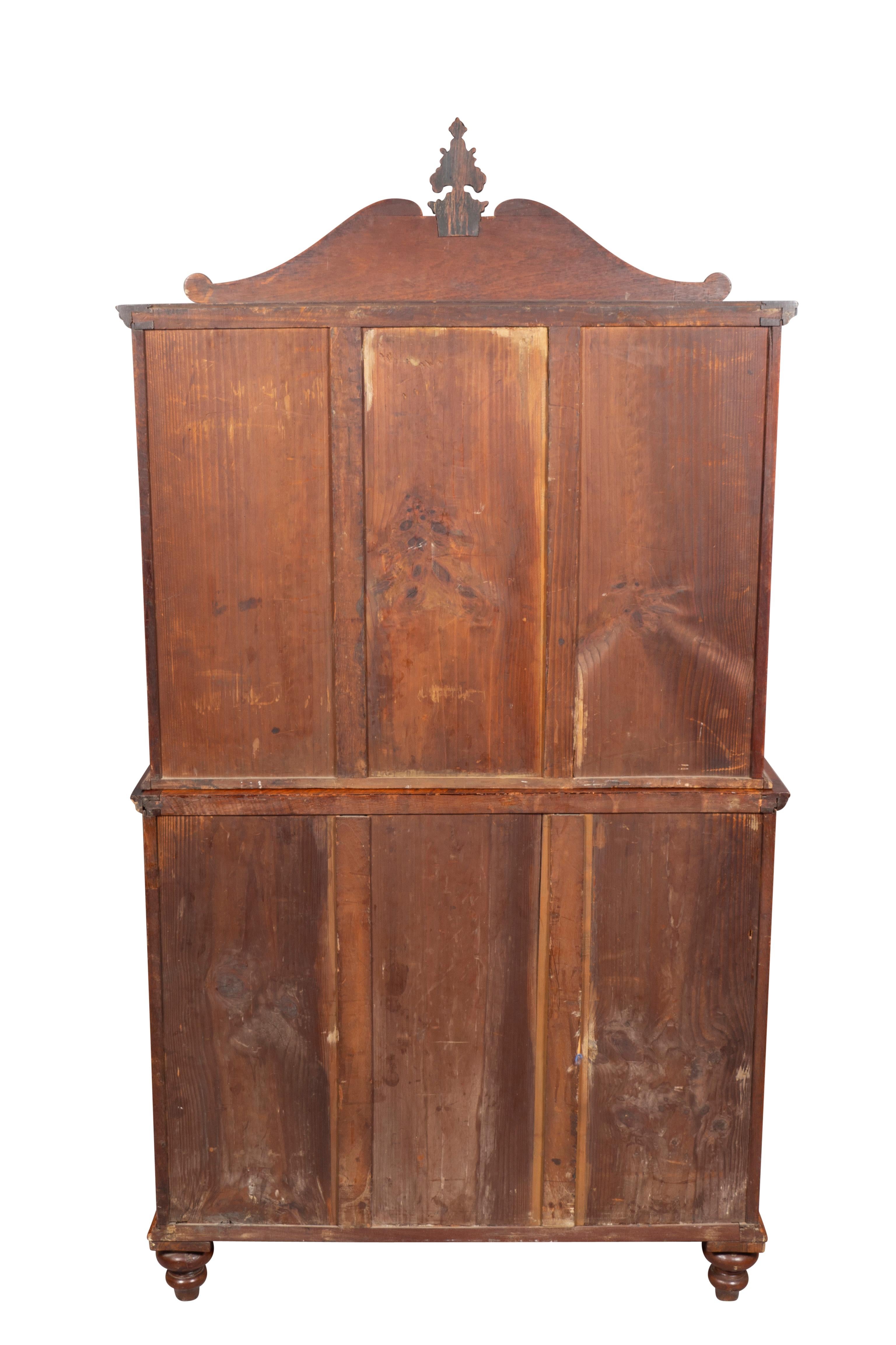 Mahogany Chinese Export Campaign Camphorwood Cabinet For Sale