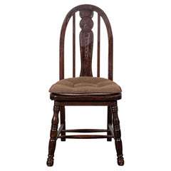 Chinese Export Carved Hardwood Side Chair