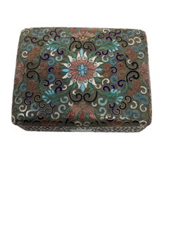 Chinese Export Cloisonné Box