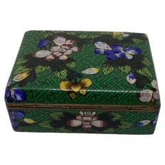 Antique Chinese Export Cloisonné Box