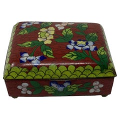 Chinesische Export Cloisonné Dose