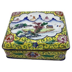 Antique Chinese Export Cloisonné Box