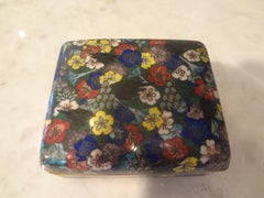 Coffret Cloisonné Export Chinois Estampillé Chine