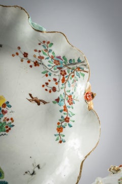 Chinese Export Covered Bowl and Under-Plate, circa 1765