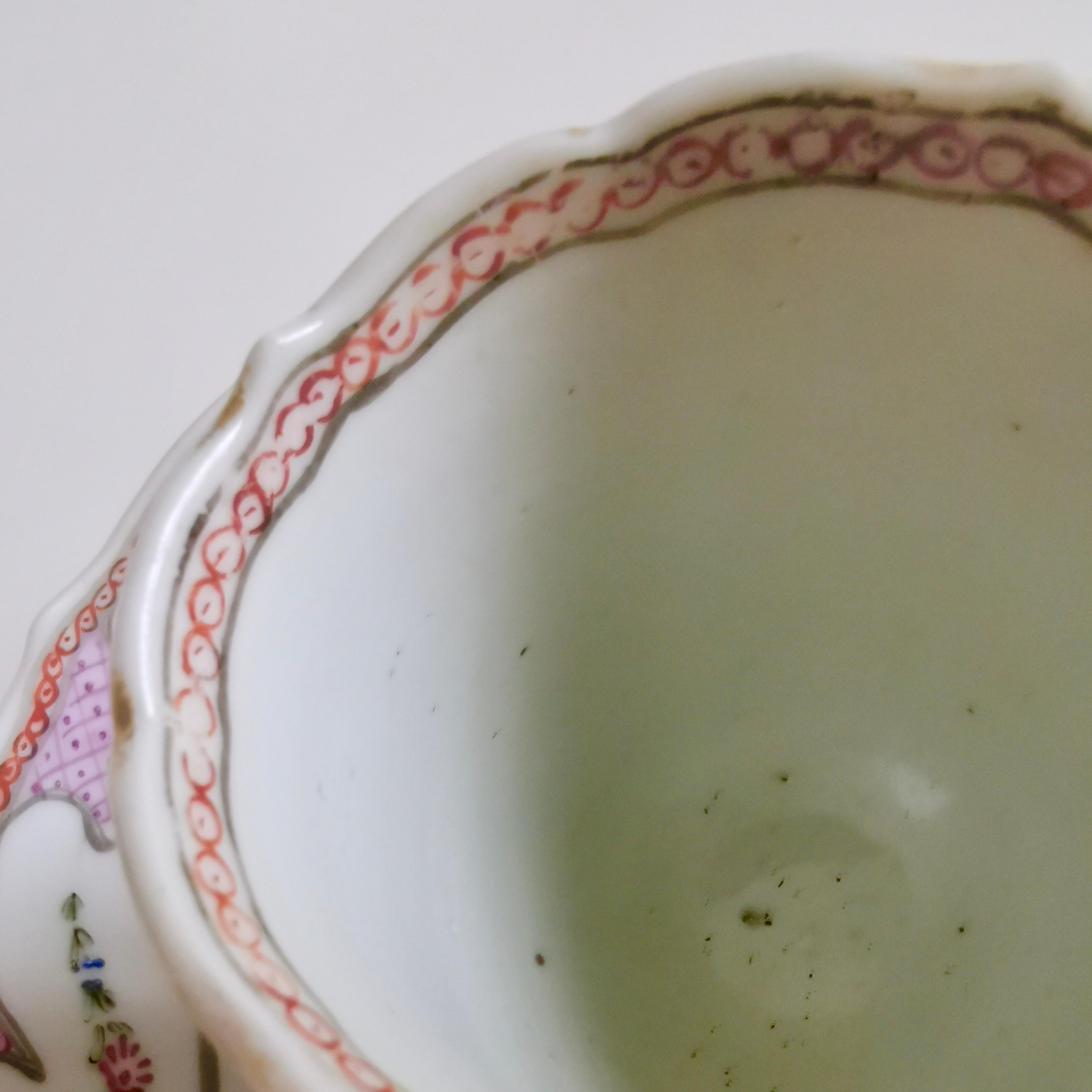 Chinese Export Cup and Saucer, London Decorated Qianlong, 1760-1780 10