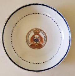 Chinese Export European-Subject Saucer Dish for Mexican Market, King Charles IV