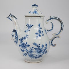 Chinese Export Ewer with Mask, After a Meissen Original, C.1745