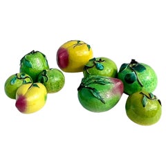 Chinese Export Famille Rose Altar Fruit Set of 9