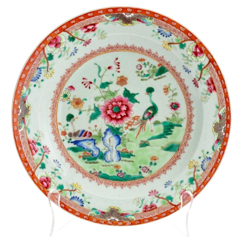 Chinese Export Famille Rose Porcelain Plate