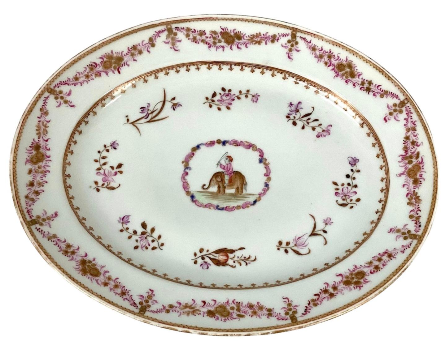 Chinese Export Famille Rose Porcelain Soup Tureen For Sale 6