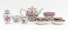 Chinese Export Famille Rose Porcelain Teaware, 11