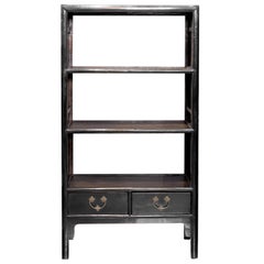 Chinese Export Handmade Étagère Display Bookcase, circa 1910