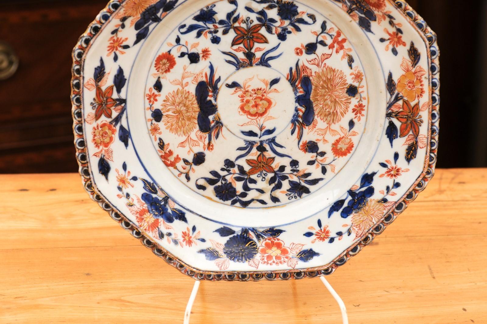 Chinese Export Imari Charger, 18th Century For Sale 1