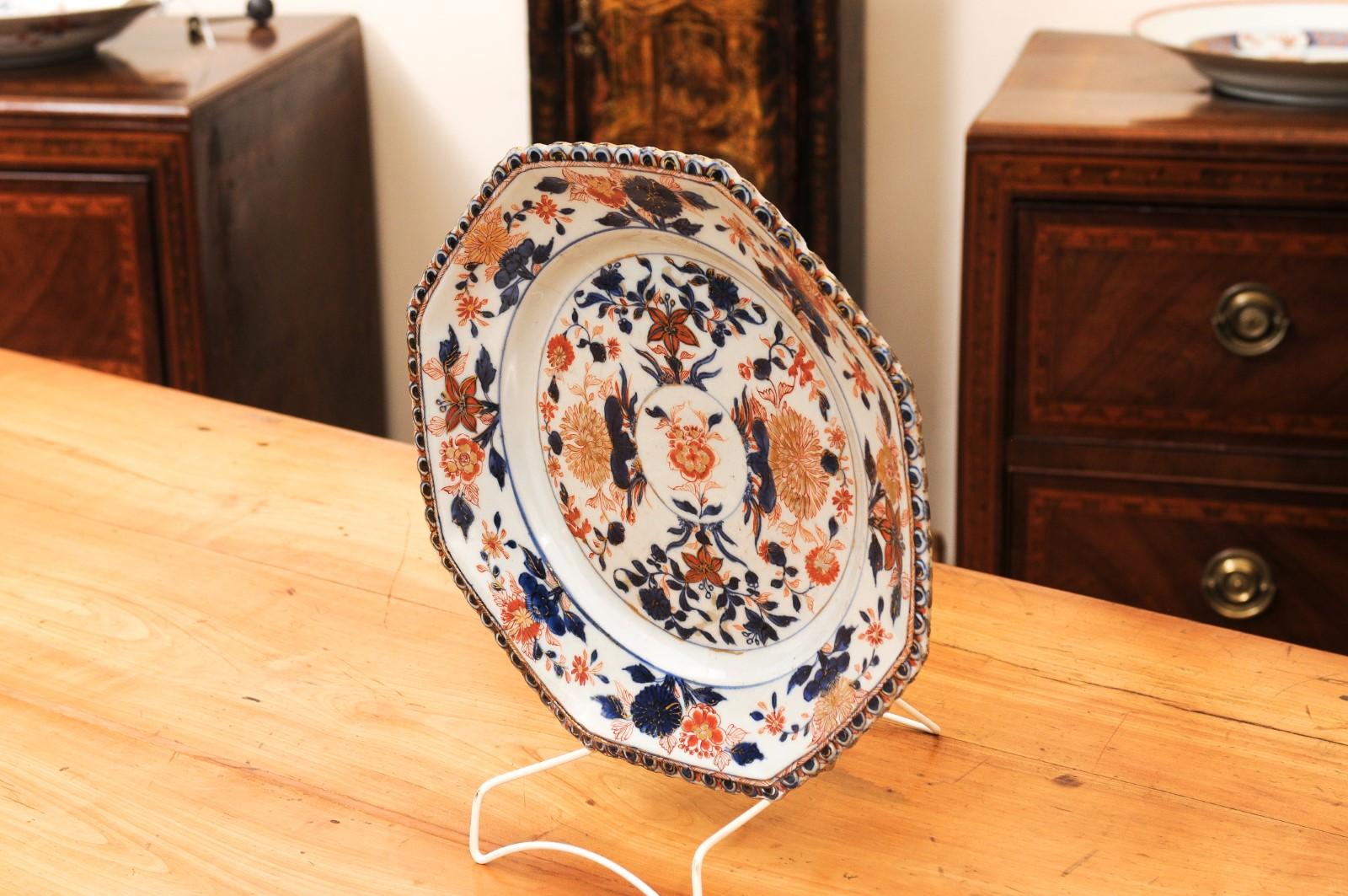 Chinese Export Imari Charger, 18th Century For Sale 2