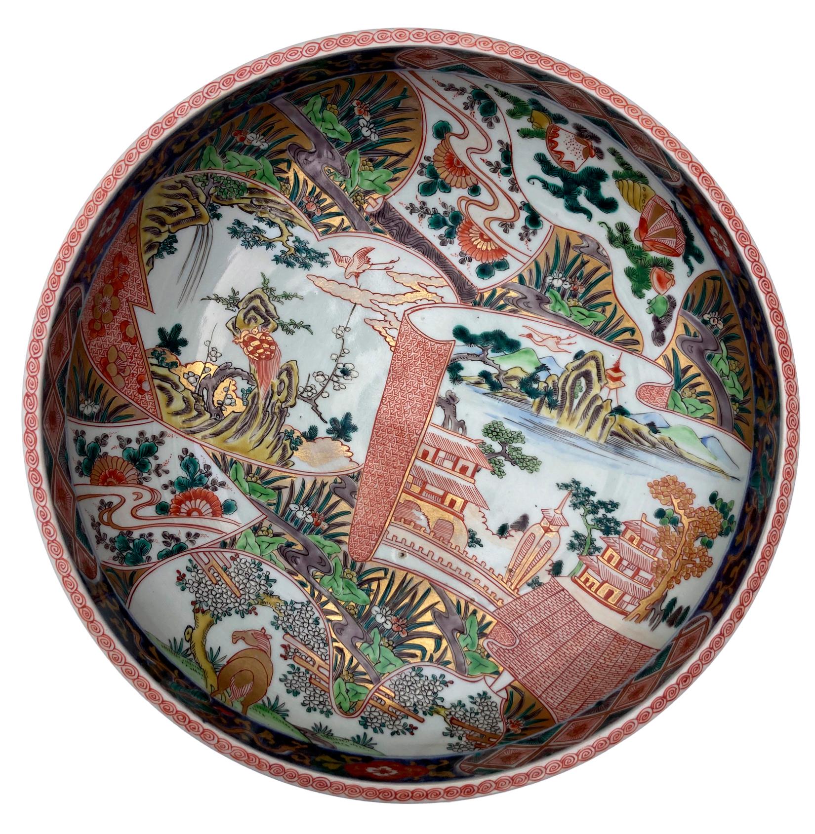 Bol en porcelaine Imari d'exportation chinoise. 


