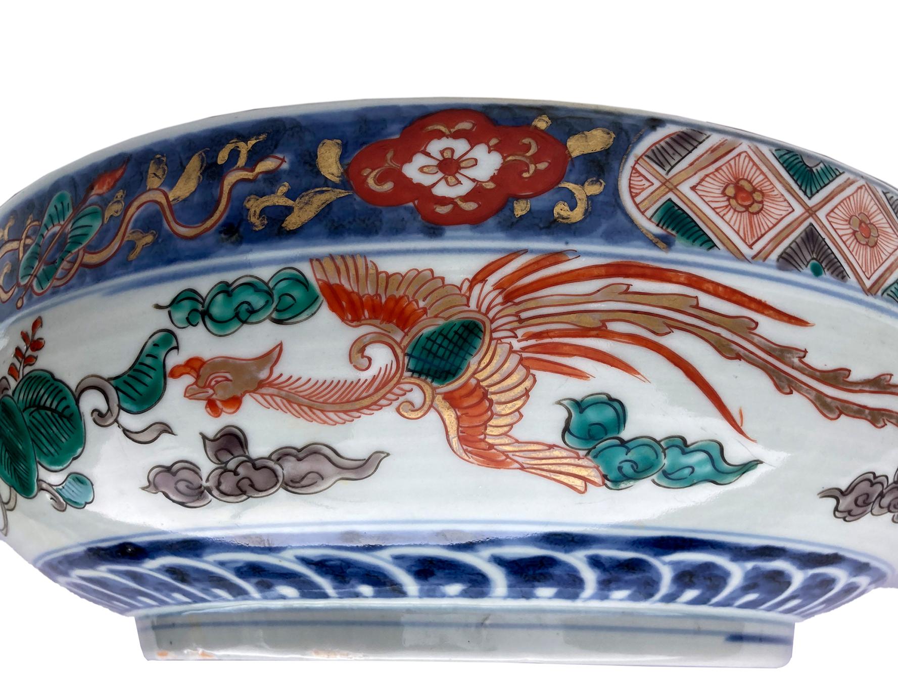 Peint à la main Bol en porcelaine Imari Porcelain d'exportation chinoise en vente