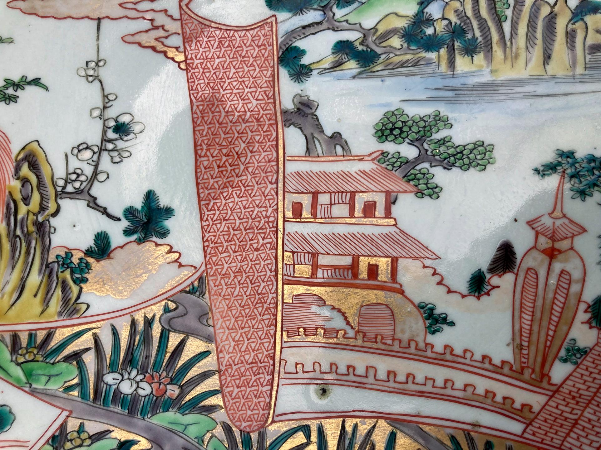 Bol en porcelaine Imari Porcelain d'exportation chinoise Bon état - En vente à Malibu, CA