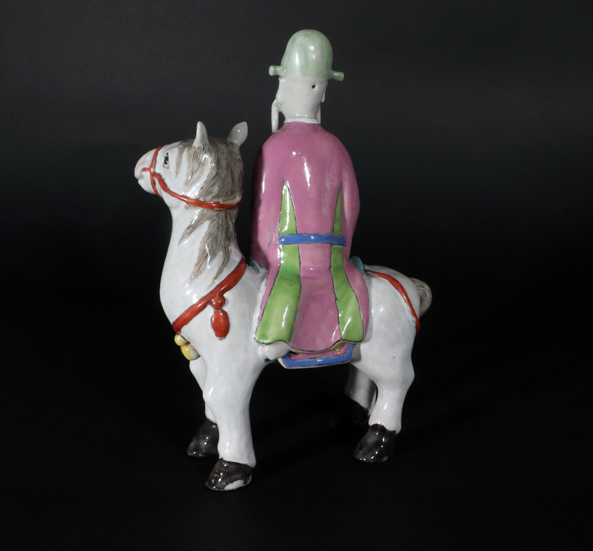 Chinese Export Immortal Figures Mounted on the Back of Animals For Sale 10