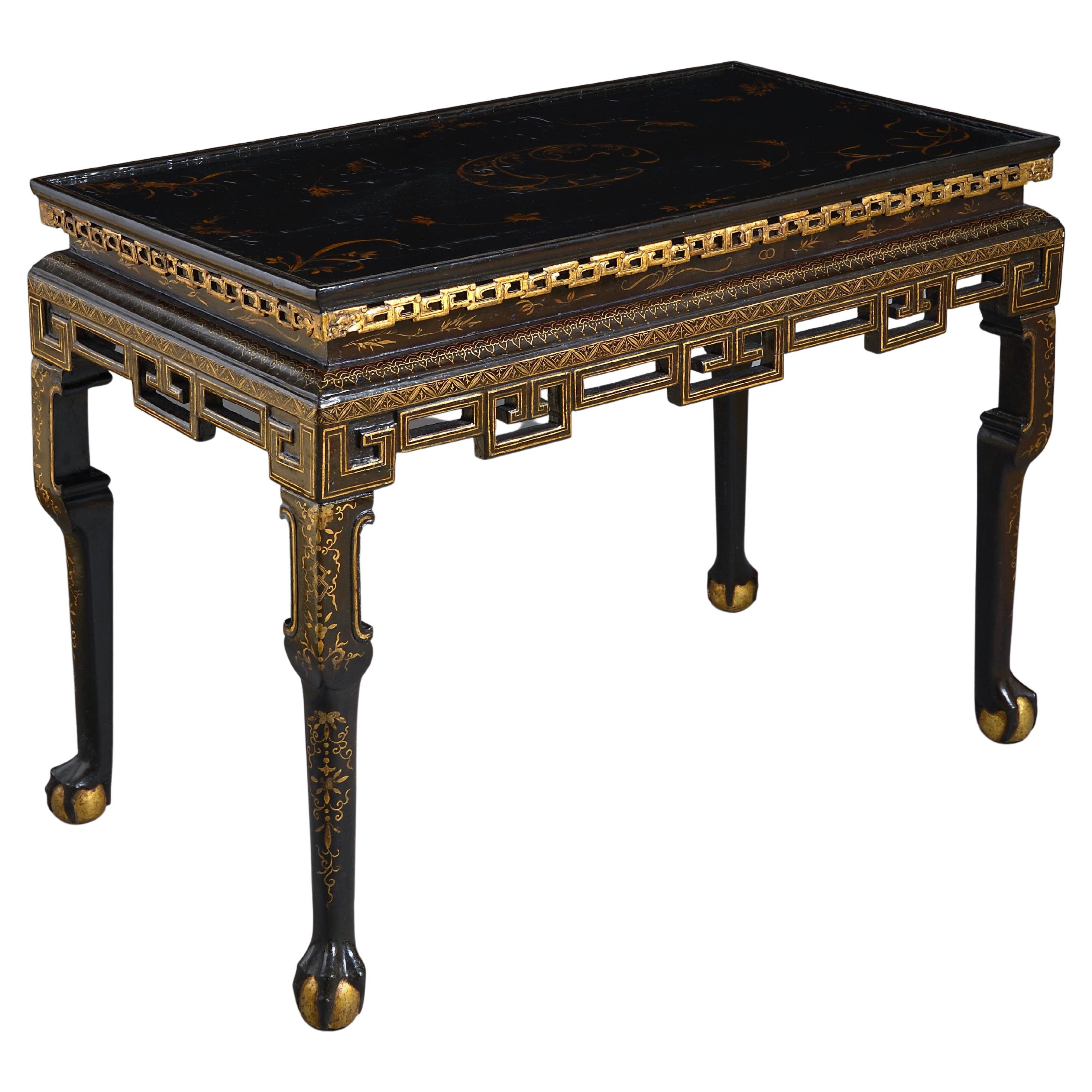 Chinese Export Lacquer Table For Sale