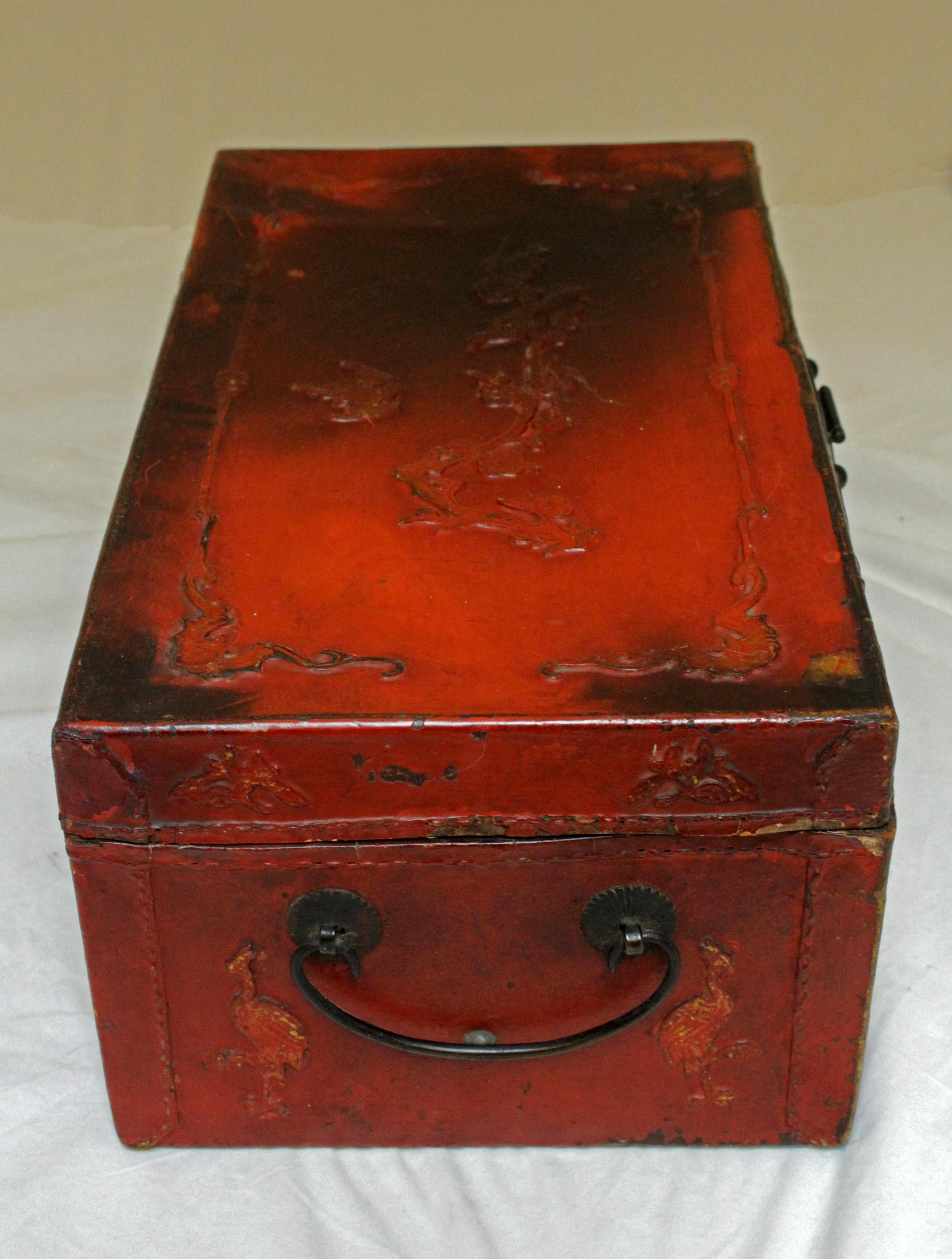 Animal Skin Chinese Export Pigskin Box For Sale